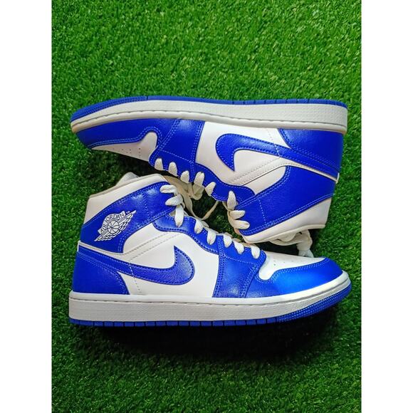 Nike Shoes - Nike Air Jordan 1 Mid 'Kentucky Blue' Sneakers Size 8.5